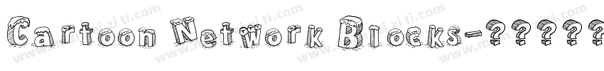 Cartoon Network Blocks字体转换